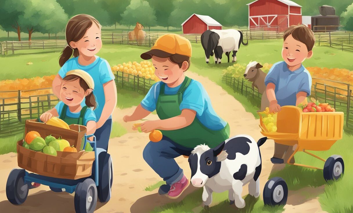 Urlaub auf dem Bauernhof mit behinderten Kindern