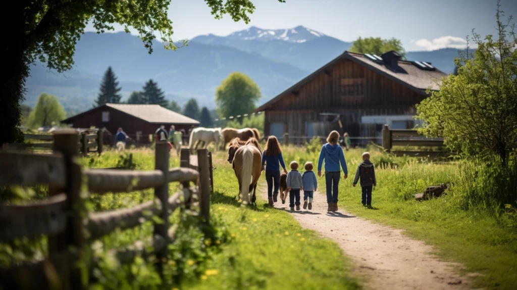 Urlaub auf einem Kinderbauernhof Allgäu mit Ponyreiten buchen