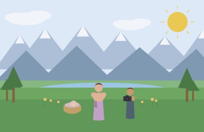 Babybauchfotografie und Neugeborenenfotografie im Ostallgäu